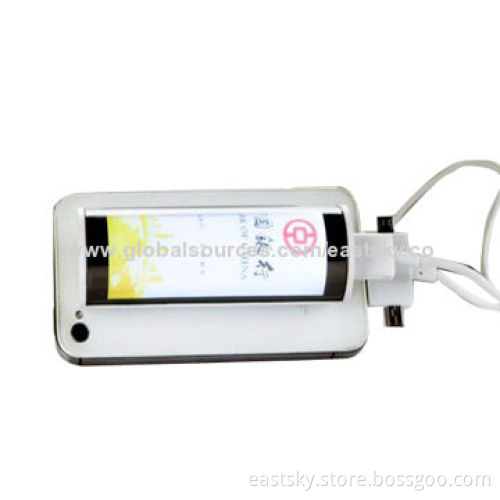 Elegant power bank charger, 2200mAh, LED light box design
